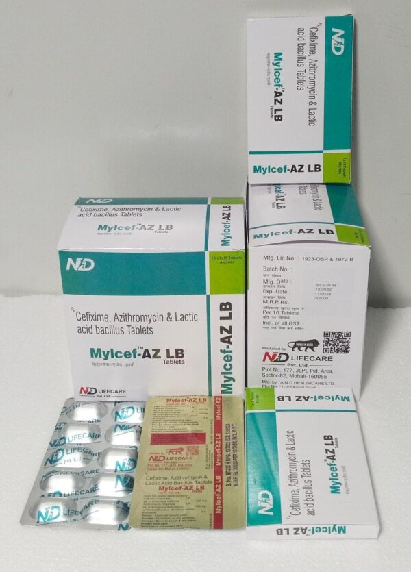 Cefixime Azithromycin +LB